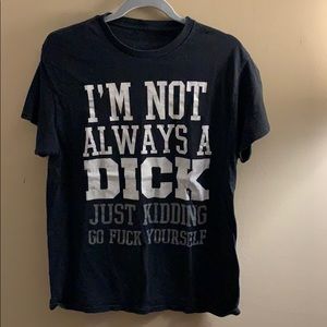 Funny black tshirt
